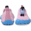 imageBoys ampamp Girls Water Shoes Lightweight Comfort Sole Easy Walking Athletic Slip on Aqua SockToddlerLittle KidBig Kid04bluepink