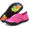 imageBoys ampamp Girls Water Shoes Lightweight Comfort Sole Easy Walking Athletic Slip on Aqua SockToddlerLittle KidBig Kid1pink
