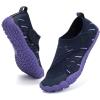 imageBoys ampamp Girls Water Shoes Lightweight Comfort Sole Easy Walking Athletic Slip on Aqua SockToddlerLittle KidBig Kid1purple