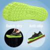 imageBoys ampamp Girls Water Shoes Lightweight Comfort Sole Easy Walking Athletic Slip on Aqua SockToddlerLittle KidBig Kid2green