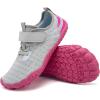 imageBoys ampamp Girls Water Shoes Lightweight Comfort Sole Easy Walking Athletic Slip on Aqua SockToddlerLittle KidBig Kid546greypink