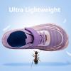 imageBoys ampamp Girls Water Shoes Lightweight Comfort Sole Easy Walking Athletic Slip on Aqua SockToddlerLittle KidBig Kid546purple