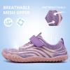 imageBoys ampamp Girls Water Shoes Lightweight Comfort Sole Easy Walking Athletic Slip on Aqua SockToddlerLittle KidBig Kid546purple