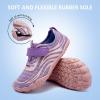 imageBoys ampamp Girls Water Shoes Lightweight Comfort Sole Easy Walking Athletic Slip on Aqua SockToddlerLittle KidBig Kid546purple