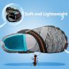 imageBoys ampamp Girls Water Shoes Lightweight Comfort Sole Easy Walking Athletic Slip on Aqua SockToddlerLittle KidBig Kid547greyblue