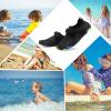 imageFANTURE Girls ampamp Boys Water Shoes Lightweight Comfort Sole Easy Walking Athletic Slip on Aqua SockToddlerLittle KidBig Kid2black