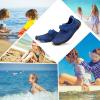 imageFANTURE Girls ampamp Boys Water Shoes Lightweight Comfort Sole Easy Walking Athletic Slip on Aqua SockToddlerLittle KidBig Kid2dblue