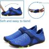 imageFANTURE Girls ampamp Boys Water Shoes Lightweight Comfort Sole Easy Walking Athletic Slip on Aqua SockToddlerLittle KidBig Kid2dblue01