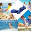 imageFANTURE Girls ampamp Boys Water Shoes Lightweight Comfort Sole Easy Walking Athletic Slip on Aqua SockToddlerLittle KidBig Kid2dblue01