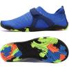 imageFANTURE Girls ampamp Boys Water Shoes Lightweight Comfort Sole Easy Walking Athletic Slip on Aqua SockToddlerLittle KidBig Kid2dblue01