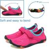 imageFANTURE Girls ampamp Boys Water Shoes Lightweight Comfort Sole Easy Walking Athletic Slip on Aqua SockToddlerLittle KidBig Kid2pink