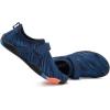 imageFANTURE Girls ampamp Boys Water Shoes Lightweight Comfort Sole Easy Walking Athletic Slip on Aqua SockToddlerLittle KidBig Kid2zblue