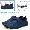 imageFANTURE Girls ampamp Boys Water Shoes Lightweight Comfort Sole Easy Walking Athletic Slip on Aqua SockToddlerLittle KidBig Kid2zblue