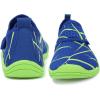 imageFANTURE Girls ampamp Boys Water Shoes Lightweight Comfort Sole Easy Walking Athletic Slip on Aqua SockToddlerLittle KidBig Kid3bluegrn