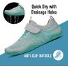 imageFANTURE Girls ampamp Boys Water Shoes Lightweight Comfort Sole Easy Walking Athletic Slip on Aqua SockToddlerLittle KidBig Kid565lgrey