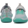 imageFANTURE Girls ampamp Boys Water Shoes Lightweight Comfort Sole Easy Walking Athletic Slip on Aqua SockToddlerLittle KidBig Kid565lgrey
