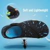 imageFANTURE Girls ampamp Boys Water Shoes Lightweight Comfort Sole Easy Walking Athletic Slip on Aqua SockToddlerLittle KidBig Kid8blue