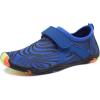 imageFANTURE Girls ampamp Boys Water Shoes Lightweight Comfort Sole Easy Walking Athletic Slip on Aqua SockToddlerLittle KidBig Kid2dblue