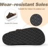imageFANTURE Kids Genuine Suede Clogs with Cork Footbed  Adjustable Buckle Leather Sandals for Boys Girls Slip On Mules for Indoor ampamp Outdoor1032coffee