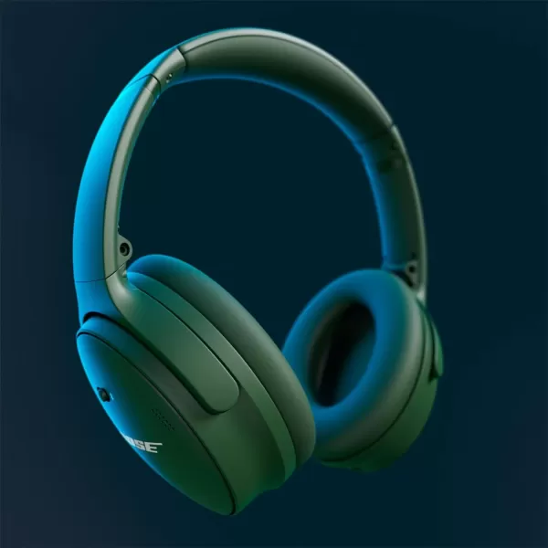 Bose QuietComfort Bluetooth Headphones Wireless Headphones Over Ear Noise Cancelling Headphones with Mic Up to 24 Hours of Battery Life Blue Dusk  Limited Edition ColorCypress Green