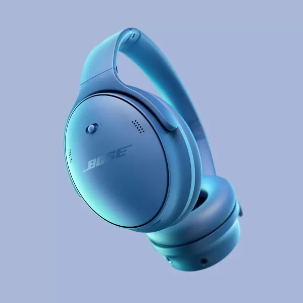 Bose QuietComfort Bluetooth Headphones Wireless Headphones Over Ear Noise Cancelling Headphones with Mic Up to 24 Hours of Battery Life Blue Dusk  Limited Edition ColorBlue Dusk