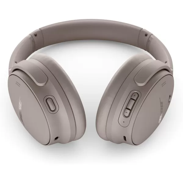 Bose QuietComfort Bluetooth Headphones Wireless Headphones Over Ear Noise Cancelling Headphones with Mic Up to 24 Hours of Battery Life Blue Dusk  Limited Edition ColorSandstone