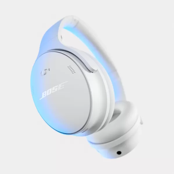 Bose QuietComfort Bluetooth Headphones Wireless Headphones Over Ear Noise Cancelling Headphones with Mic Up to 24 Hours of Battery Life Blue Dusk  Limited Edition ColorWhite