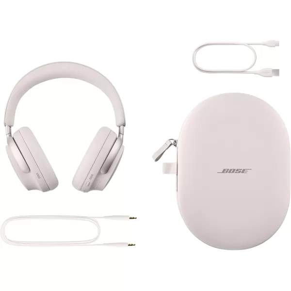 Bose QuietComfort Ultra Bluetooth Headphones Wireless Headphones with Spatial Audio Over Ear Noise Cancelling Headphones with Mic Up to 24 Hours of Battery Life Lunar Blue  Limited Edition ColorWhite Smoke