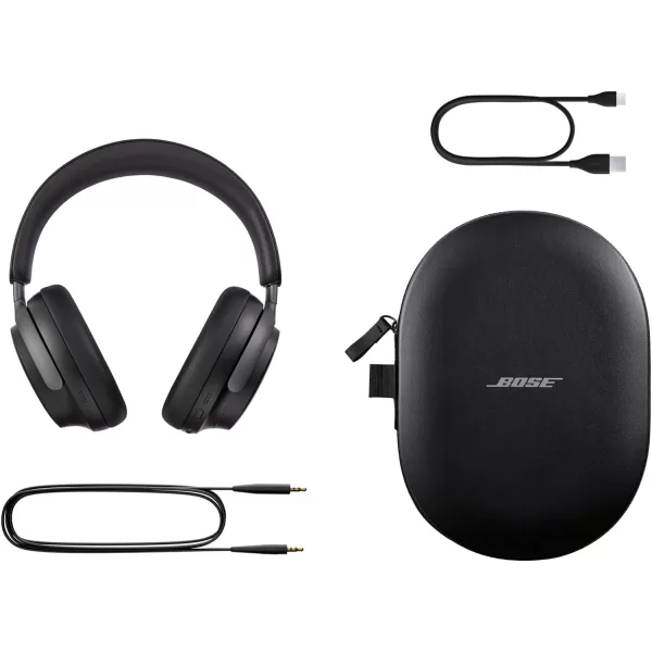 Bose QuietComfort Ultra Bluetooth Headphones Wireless Headphones with Spatial Audio Over Ear Noise Cancelling Headphones with Mic Up to 24 Hours of Battery Life Lunar Blue  Limited Edition ColorBlack