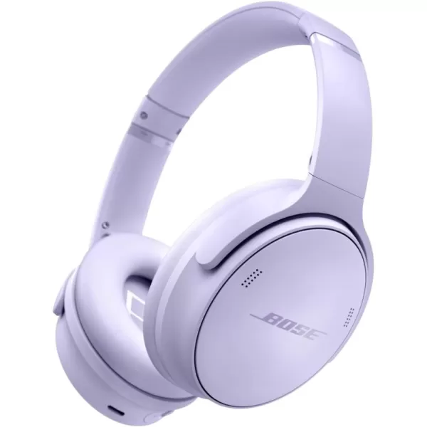 Bose QuietComfort Bluetooth Headphones Wireless Headphones Over Ear Noise Cancelling Headphones with Mic Up to 24 Hours of Battery Life Blue Dusk  Limited Edition ColorChilled Lilac