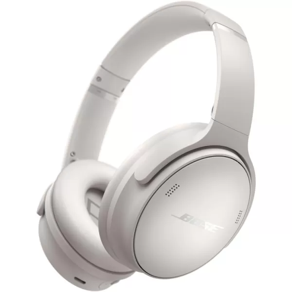 Bose QuietComfort Bluetooth Headphones Wireless Headphones Over Ear Noise Cancelling Headphones with Mic Up to 24 Hours of Battery Life Blue Dusk  Limited Edition ColorWhite