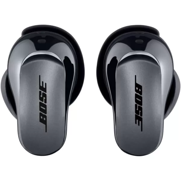 Bose NEW QuietComfort Ultra Wireless Noise Cancelling Earbuds Bluetooth Noise Cancelling Earbuds with Spatial Audio and WorldClass Noise Cancellation White SmokeBlack