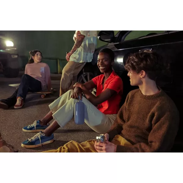 Bose SoundLink Flex Bluetooth Speaker Portable Speaker with Microphone Wireless Waterproof Speaker for Travel Outdoor and Pool Use BlackStone Blue