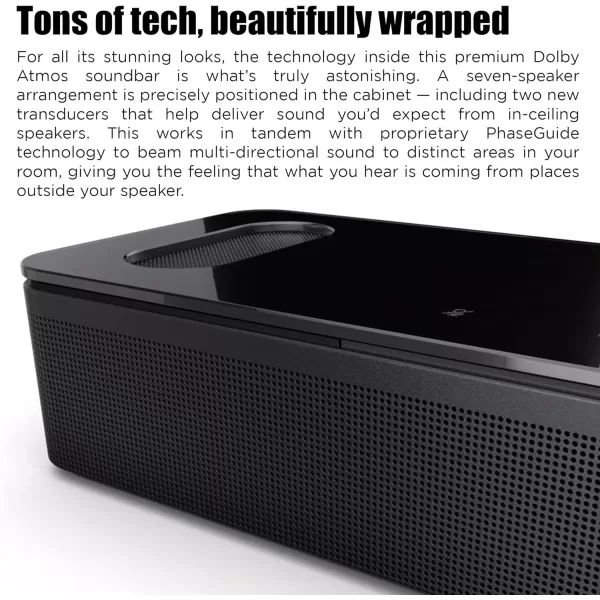 Bose Soundbar 900  Bass Module 500  Surround Speakers 700 WhiteBlack Soundbar