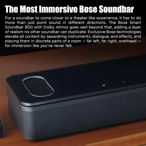 Bose Soundbar 900  Bass Module 500  Surround Speakers 700 WhiteBlack Soundbar