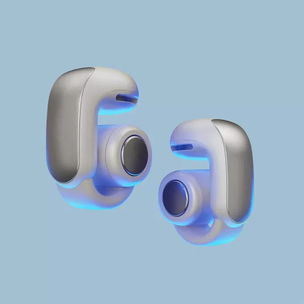 NEW Bose Ultra Open Earbuds with OpenAudio Technology Open Ear Wireless Earbuds Up to 48 Hours of Battery Life BlackWhite