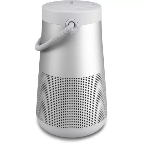 Bose SoundLink Revolve Series II Bluetooth Speaker Portable Speaker with Microphone Wireless Water Resistant Travel Speaker with 360 Degree Sound Long Lasting Battery and Handle SilverSilver Speaker