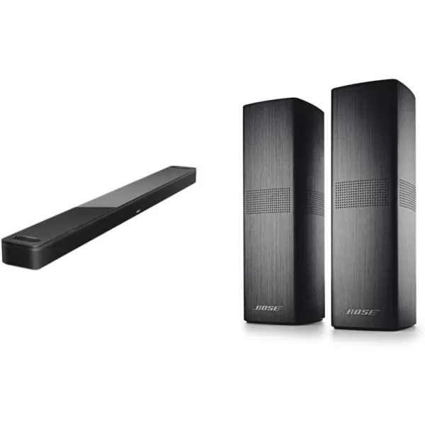 Bose Soundbar 900  Bass Module 500  Surround Speakers 700 WhiteBlack Soundbar  Speakers 700 Black