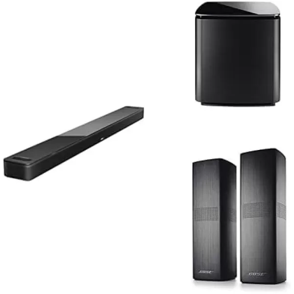 Bose Soundbar 900  Bass Module 500  Surround Speakers 700 WhiteBlack Soundbar 900  Bass Module 700  Surround