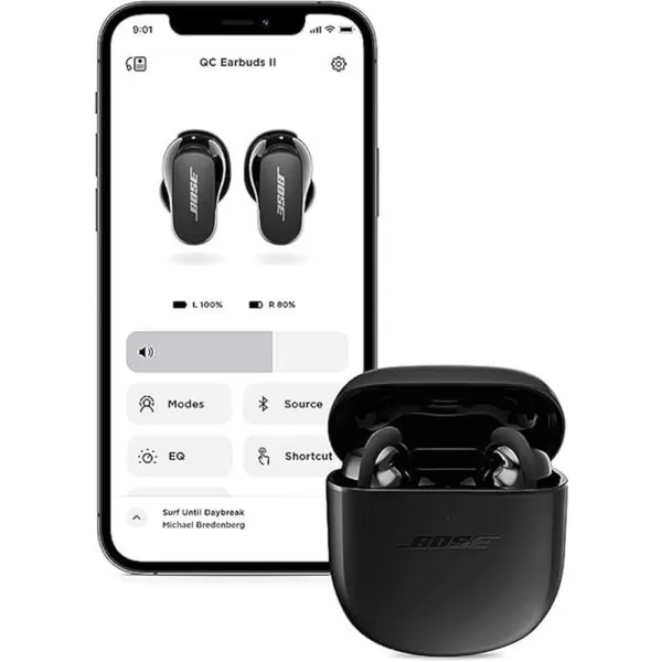 Bose QuietComfort Earbuds II Wireless Bluetooth Proprietary Active Noise Cancelling Technology InEar Headphones with Personalized Noise Cancellation amp Sound Eclipse Grey  Limited EditionTriple Black QuietComfort Earbuds II