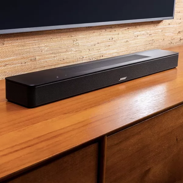 Bose Smart Soundbar 600 with Dolby Atmos Bluetooth Wireless Sound Bar for TV with BuildIn Microphone and Alexa Voice Control BlackSoundbar 600