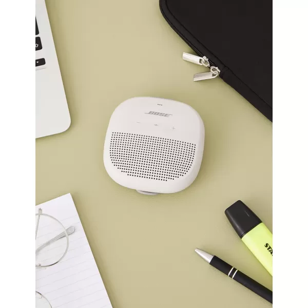 Bose SoundLink Micro Bluetooth Speaker Small Portable Waterproof Speaker with Microphone BlackWhite Speaker only