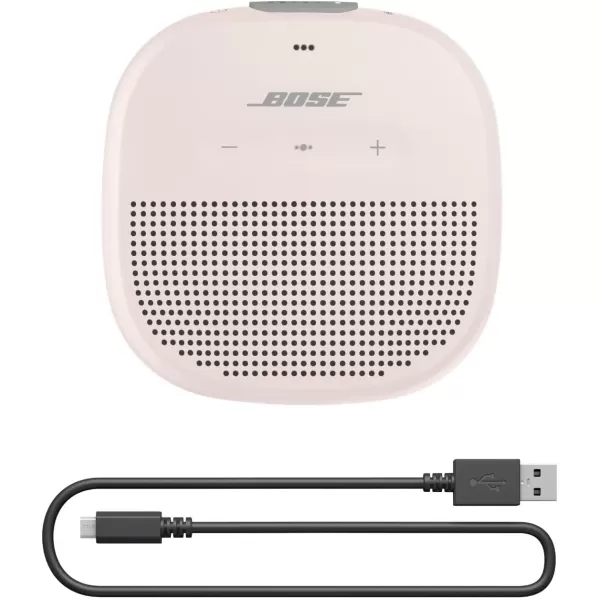 Bose SoundLink Micro Bluetooth Speaker Small Portable Waterproof Speaker with Microphone BlackWhite Speaker only