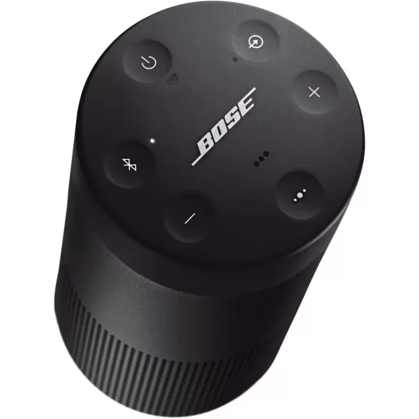 Bose SoundLink Revolve Series II Portable Bluetooth Speaker  Wireless WaterResistant Speaker with 360 Sound BlackBlack Speaker