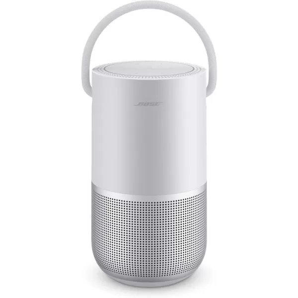 Bose Portable Smart Speaker  Wireless Bluetooth Speaker with Alexa Voice Control BuiltIn BlackLuxe Silver Speaker