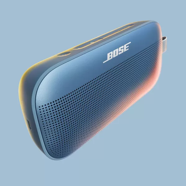 Bose New SoundLink Flex Portable Bluetooth Speaker 2nd Gen Portable Outdoor Speaker with HiFi Audio Up to 12 Hours Battery Life Waterproof and Dustproof SandstoneBlue Dusk