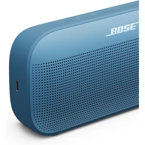 Bose New SoundLink Flex Portable Bluetooth Speaker 2nd Gen Portable Outdoor Speaker with HiFi Audio Up to 12 Hours Battery Life Waterproof and Dustproof SandstoneBlue Dusk