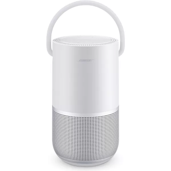Bose Portable Smart Speaker  Wireless Bluetooth Speaker with Alexa Voice Control BuiltIn Water Resistant SilverLuxe Silver