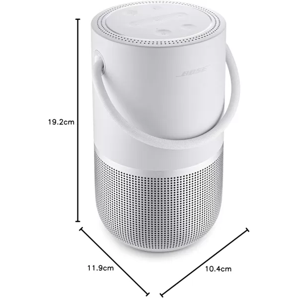 Bose Portable Smart Speaker  Wireless Bluetooth Speaker with Alexa Voice Control BuiltIn Water Resistant SilverLuxe Silver