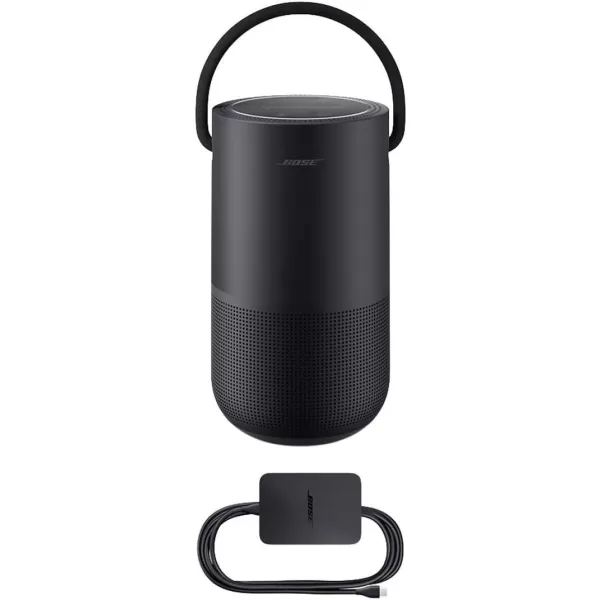 Bose Portable Smart Speaker  Wireless Bluetooth Speaker with Alexa Voice Control BuiltIn Water Resistant SilverTriple Black